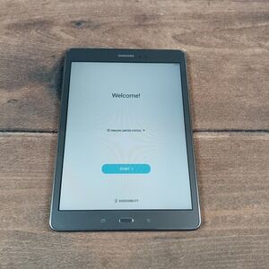 Samsung Galaxy Tab A Tablet Android Gray Good Condition SM-T380 8-Inch Display